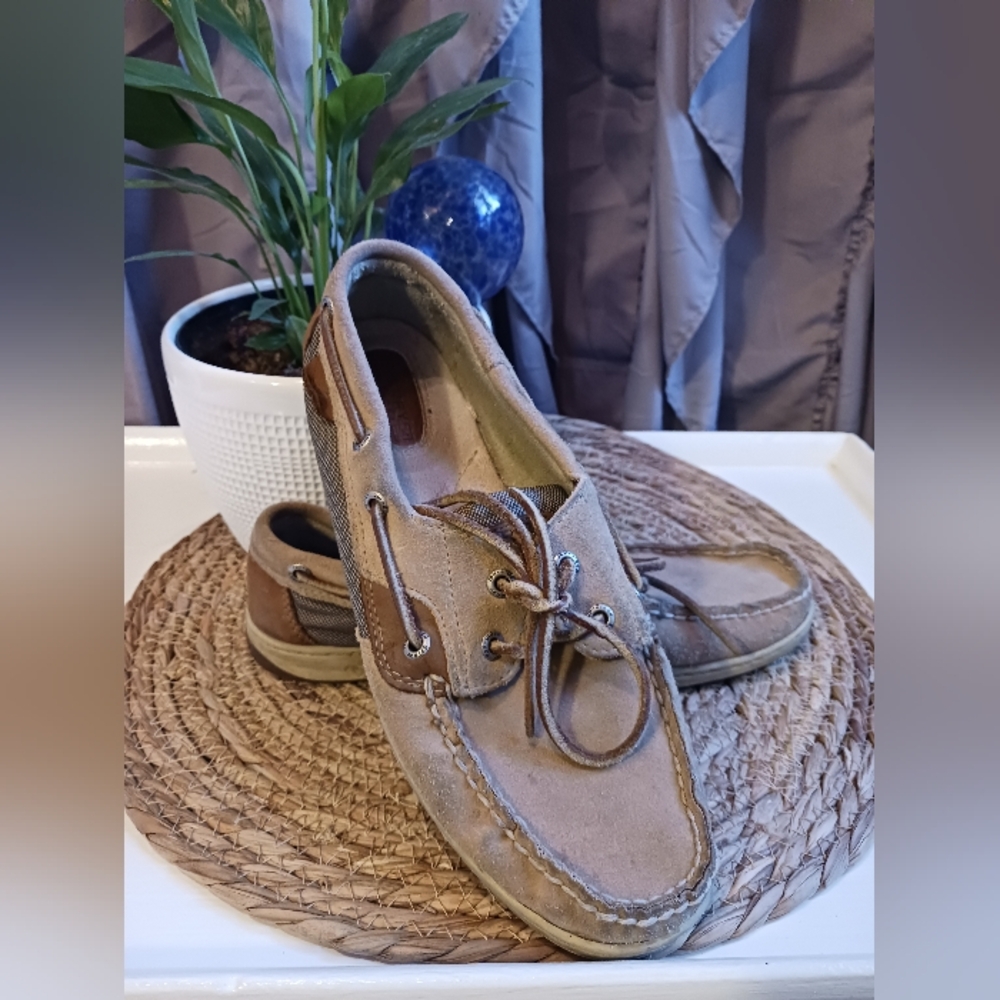 Sperry Top Sider Boat Shoes Womens 8.5 Leather
